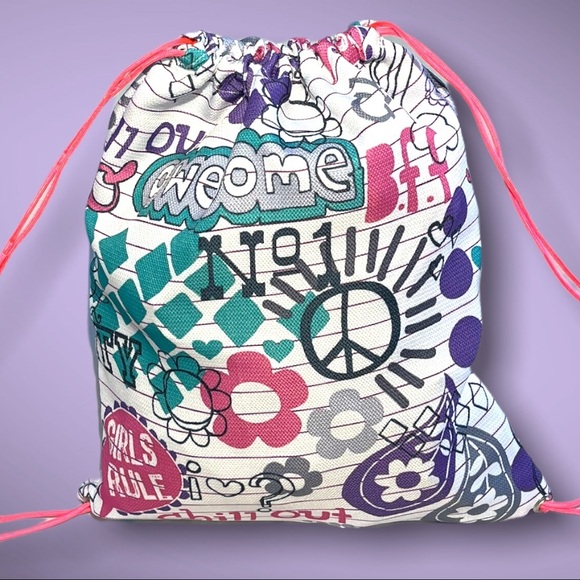 Handmade String Bag Durable Zipper Pocket Tote Backpack - Picture 12 of 16